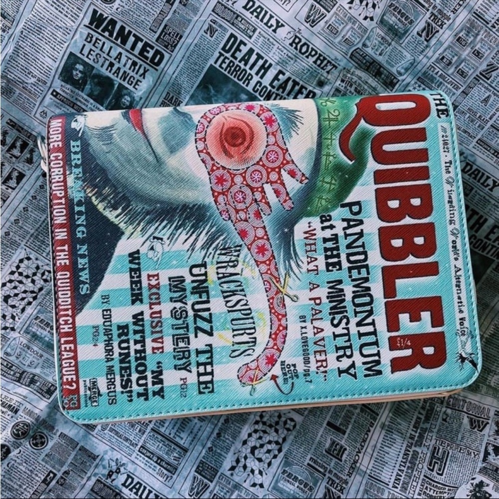 Exclusive Loungefly Harry Potter Luna Lovegoood Quibbler Cosplay Crossbody Bag